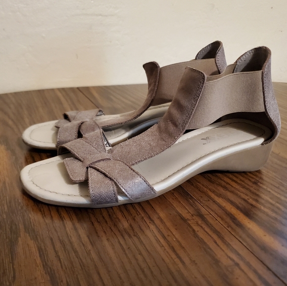 fabric gladiator sandals
